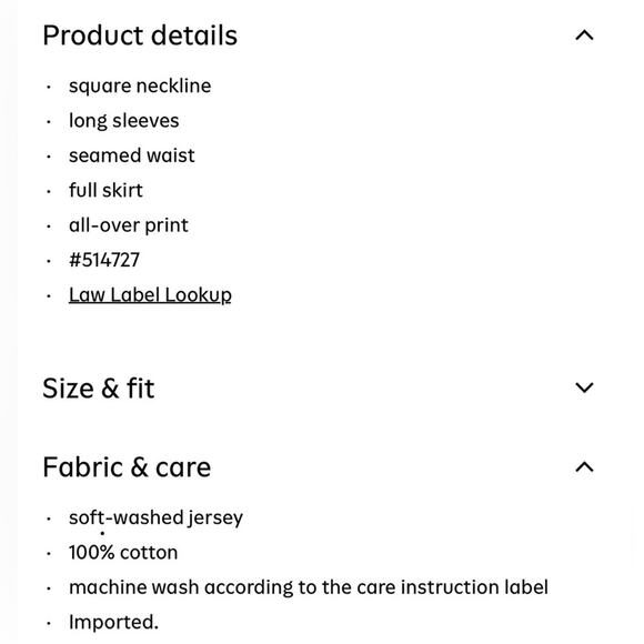 Old Navy Gold Stars Long-Sleeve Square Neck Fit and Flare Dress - Picture 4 of 8